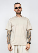 T-shirt filo di scozia scollo "V"