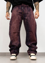 Jeans Flames Purple