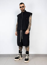 Coordinato smanicato zip