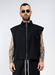 Coordinato smanicato zip