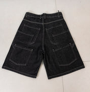 Short multi-pocket black lav.0