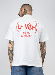 T-shirt la vida es un carnaval