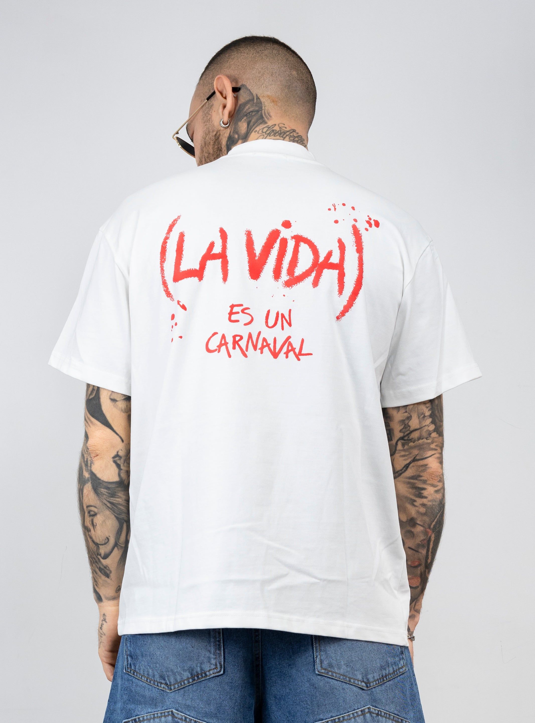 T-shirt la vida es un carnaval