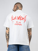T-shirt la vida es un carnaval