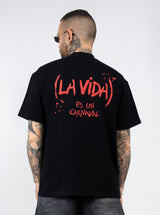 T-shirt la vida es un carnaval