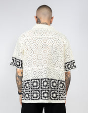 Camicia ricamo bicolor suite