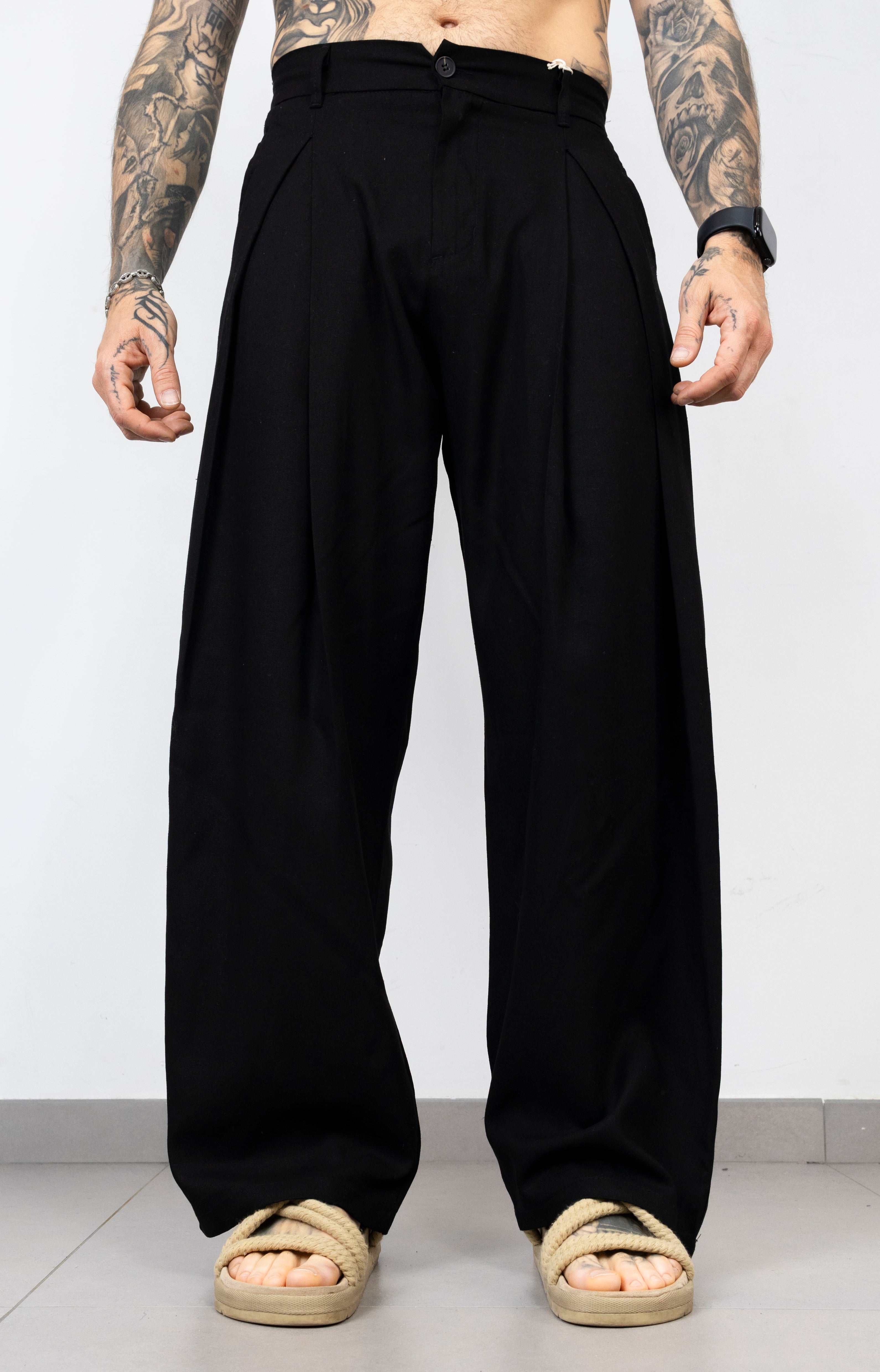 Pant simil lino pences