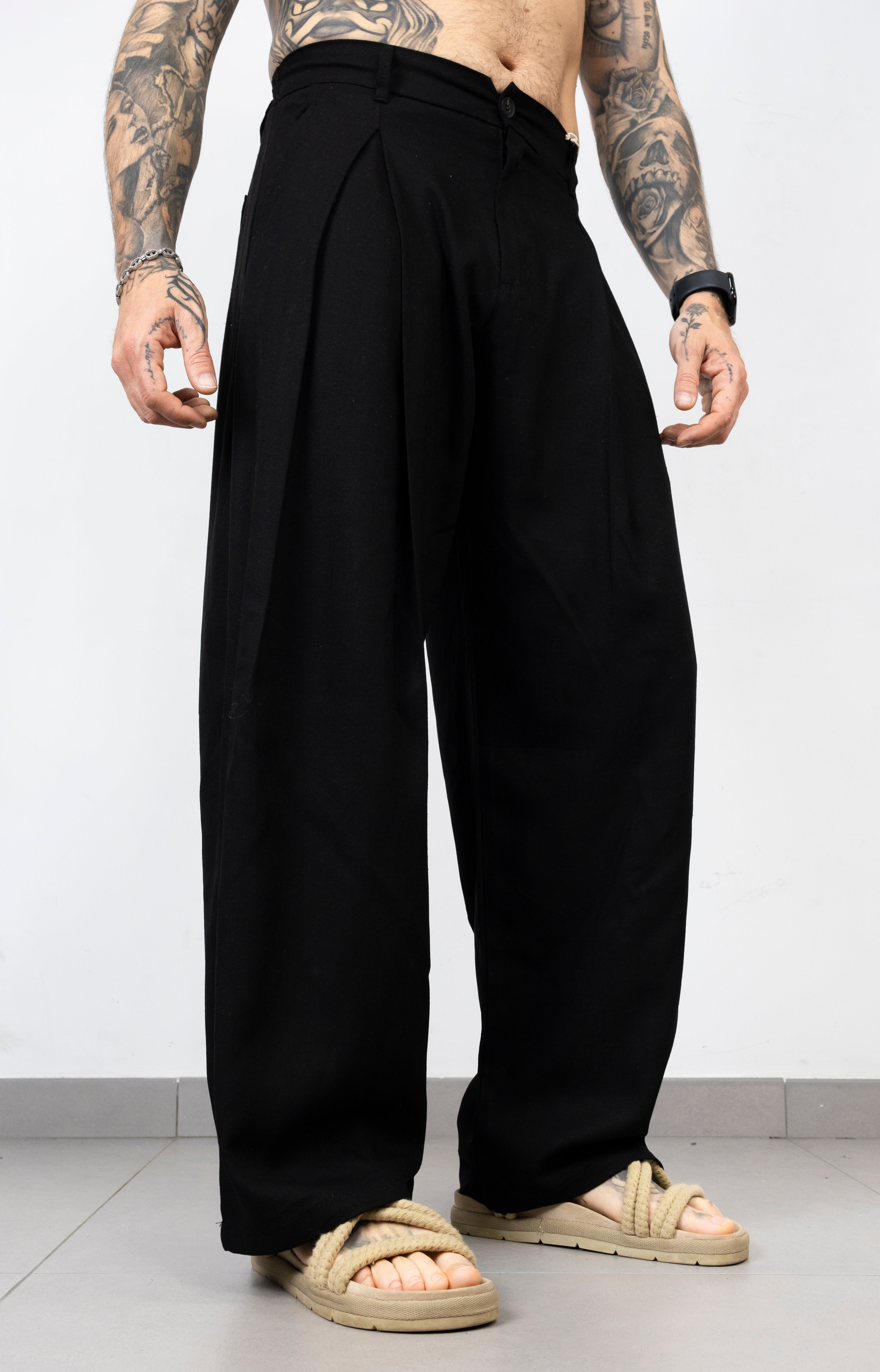Pant simil lino pences