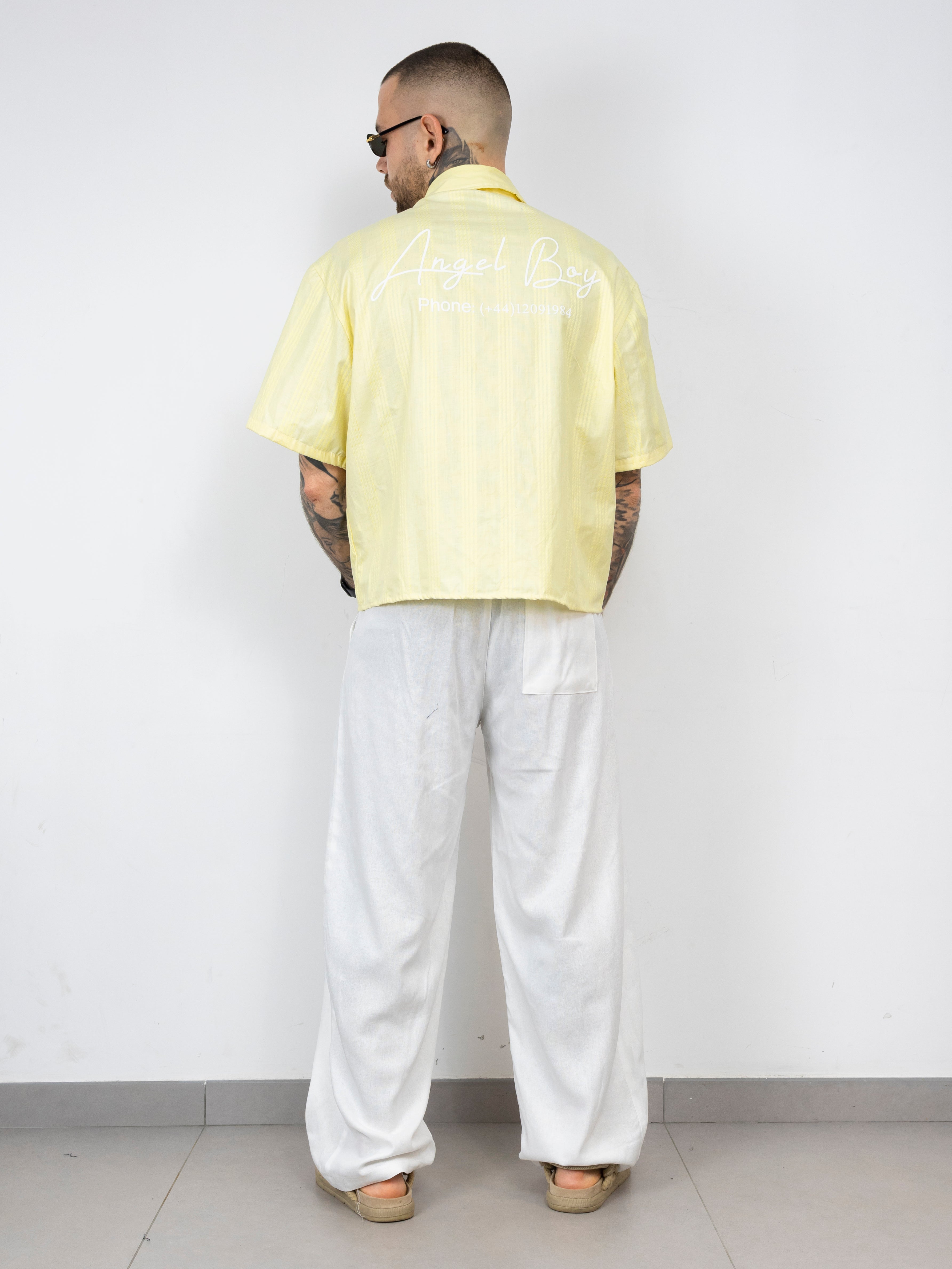 Camicia logo yellow
