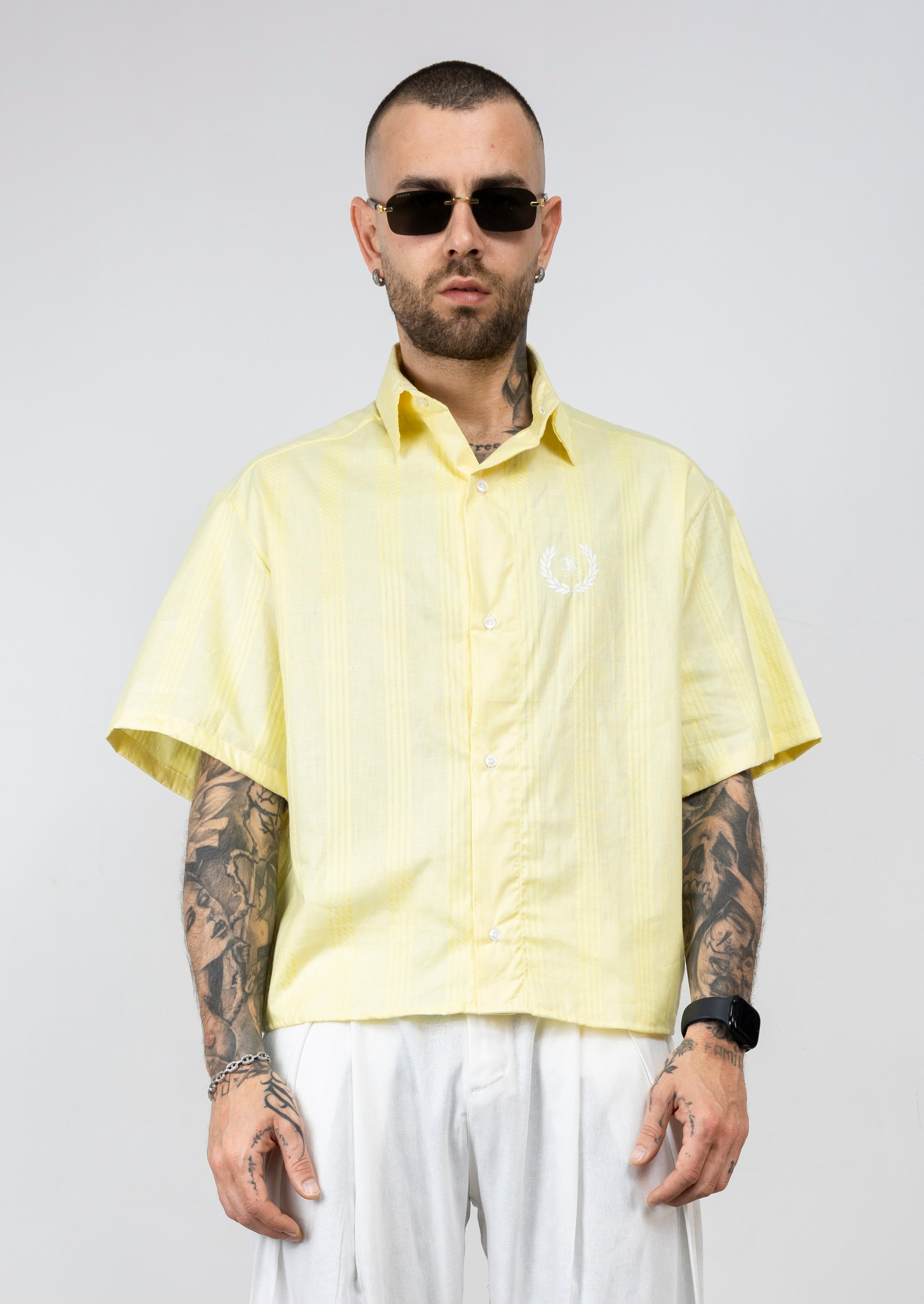 Camicia logo yellow