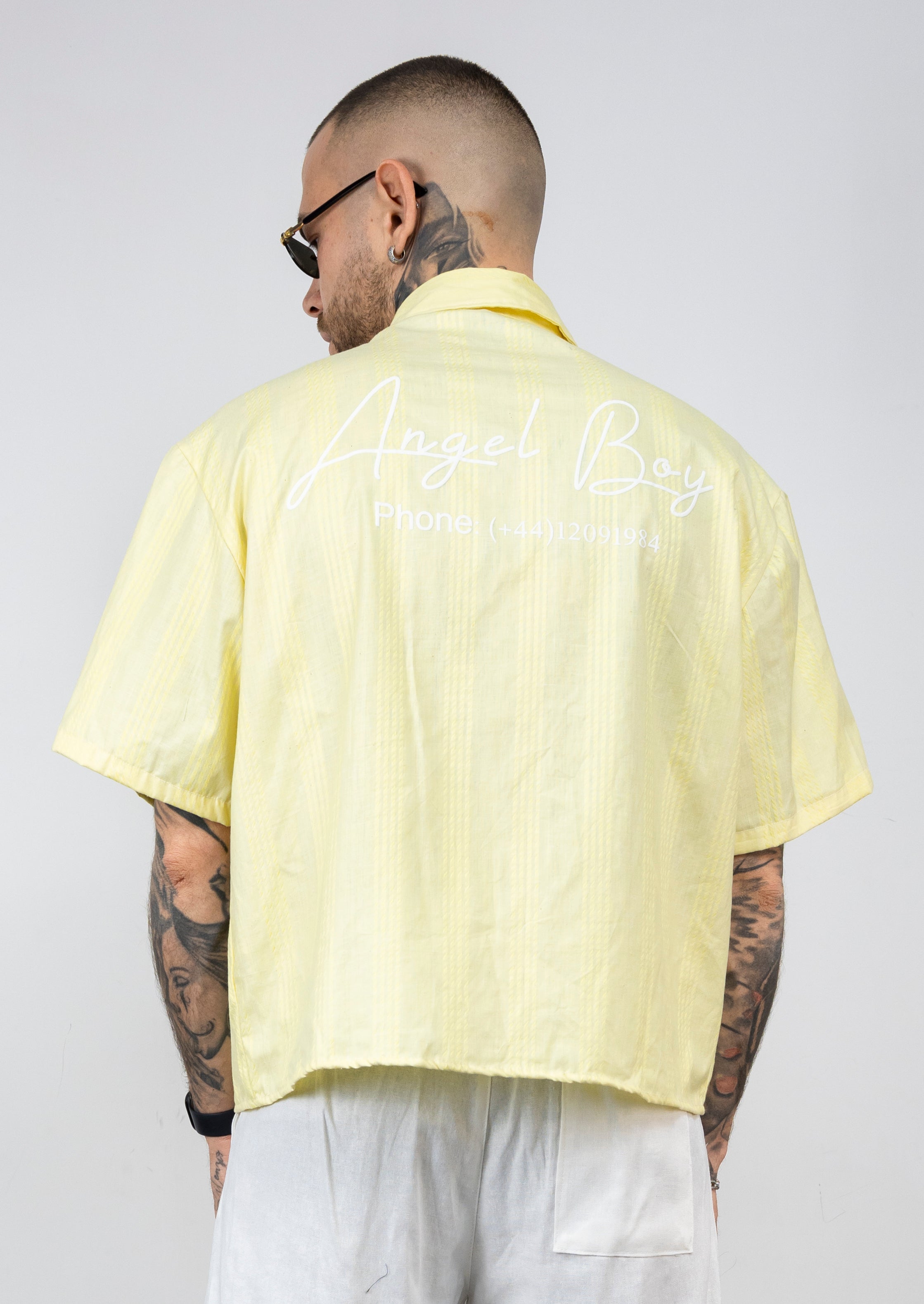 Camicia logo yellow