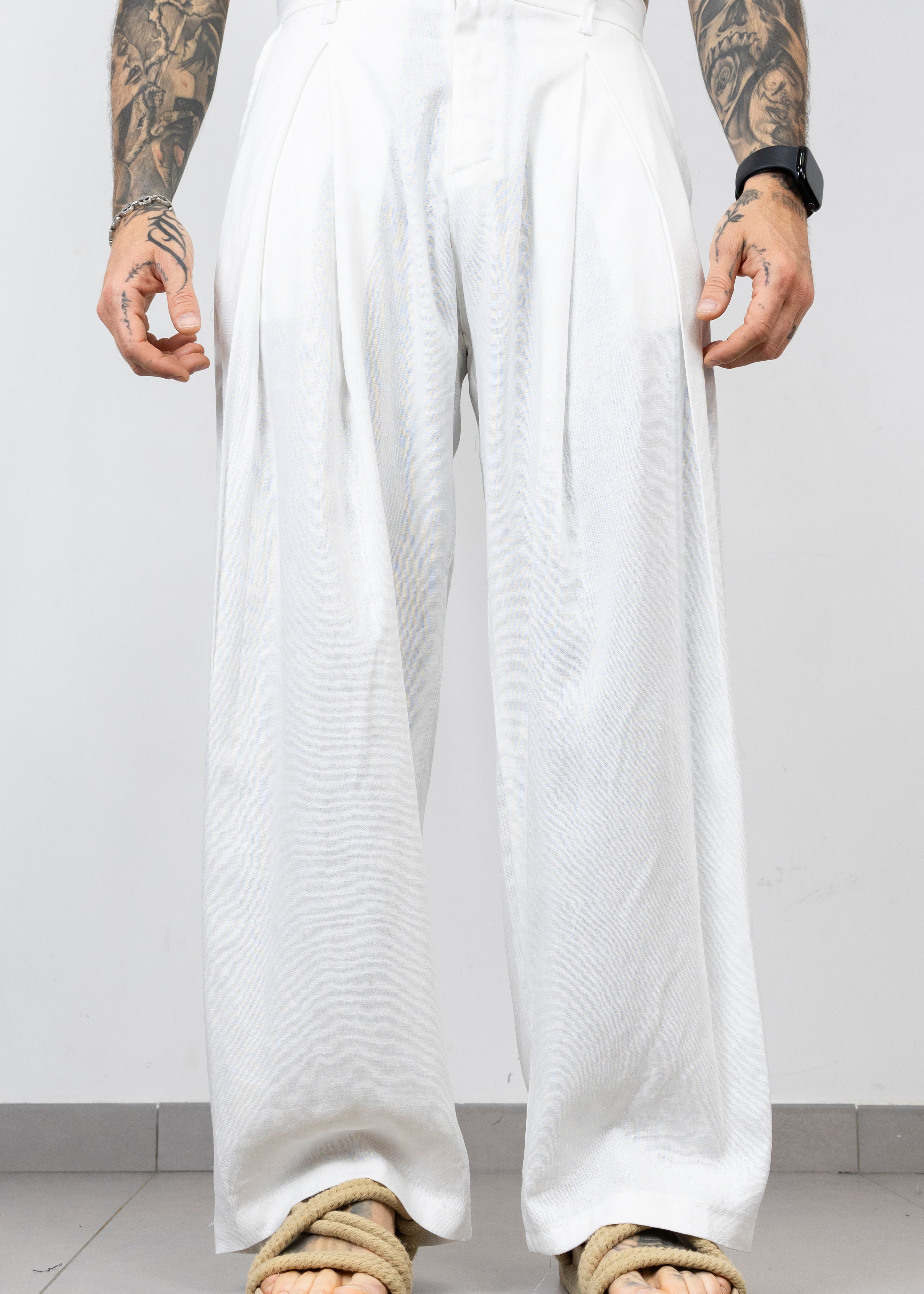 Pant simil lino pences