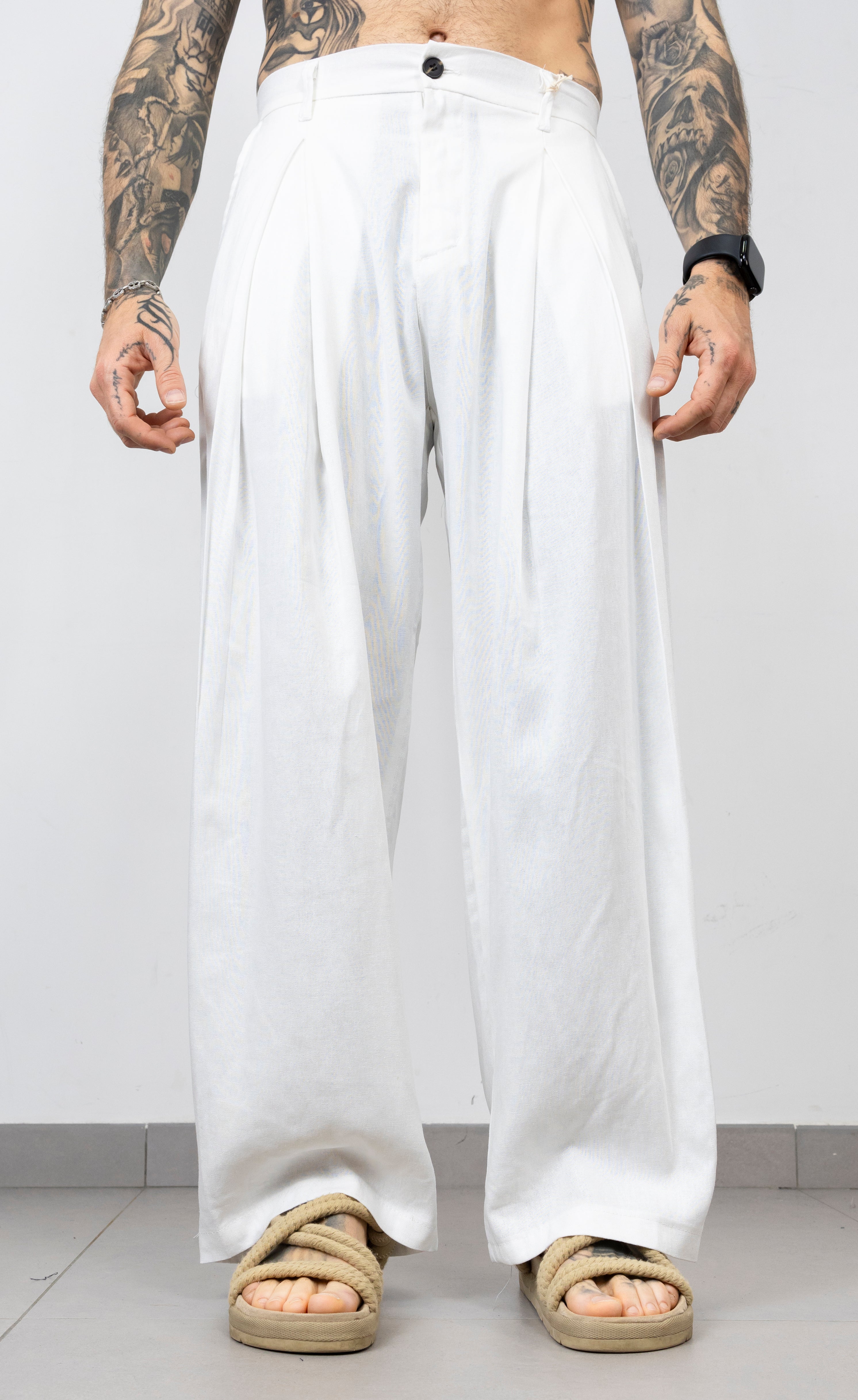 Pant simil lino pences