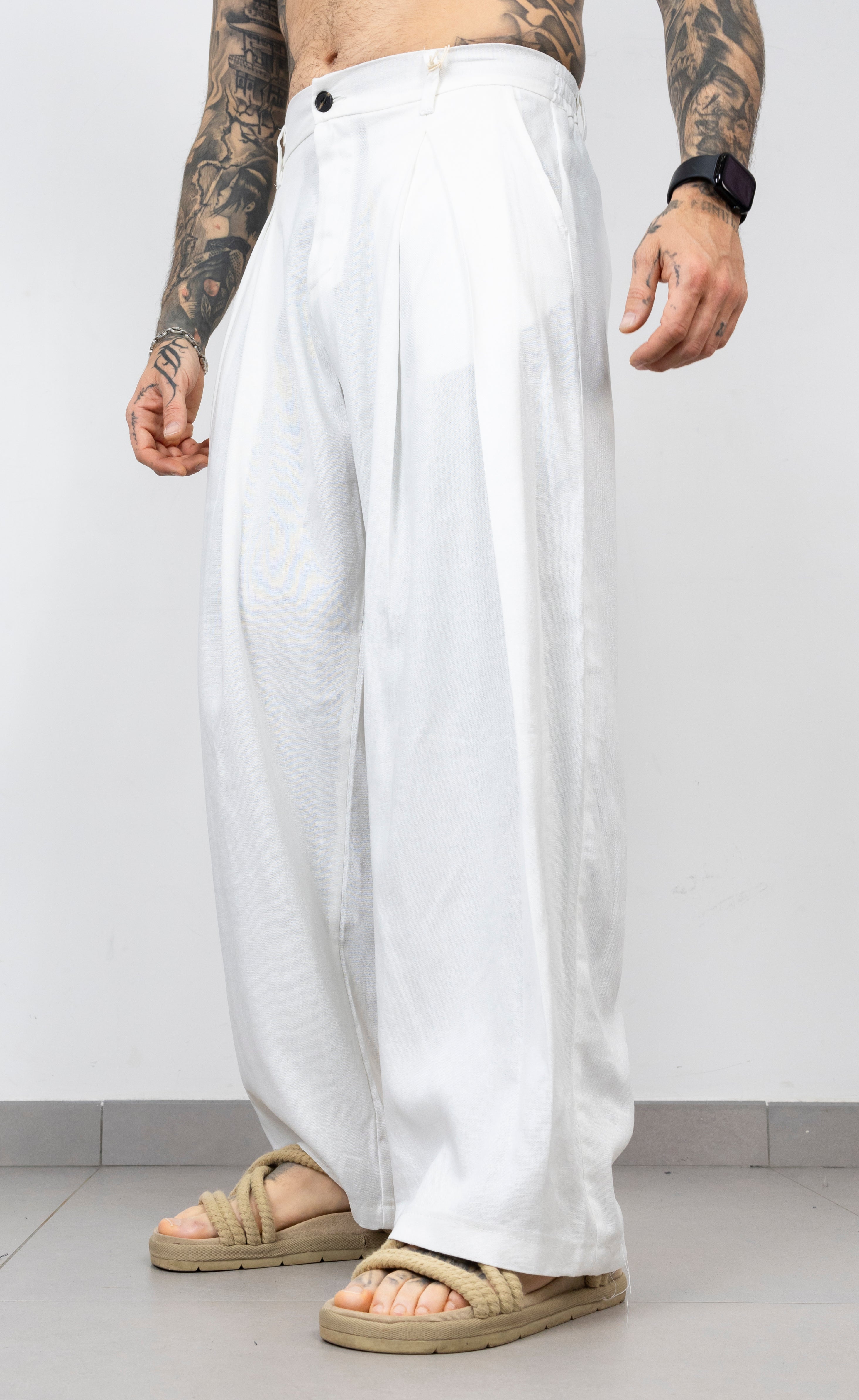 Pant simil lino pences