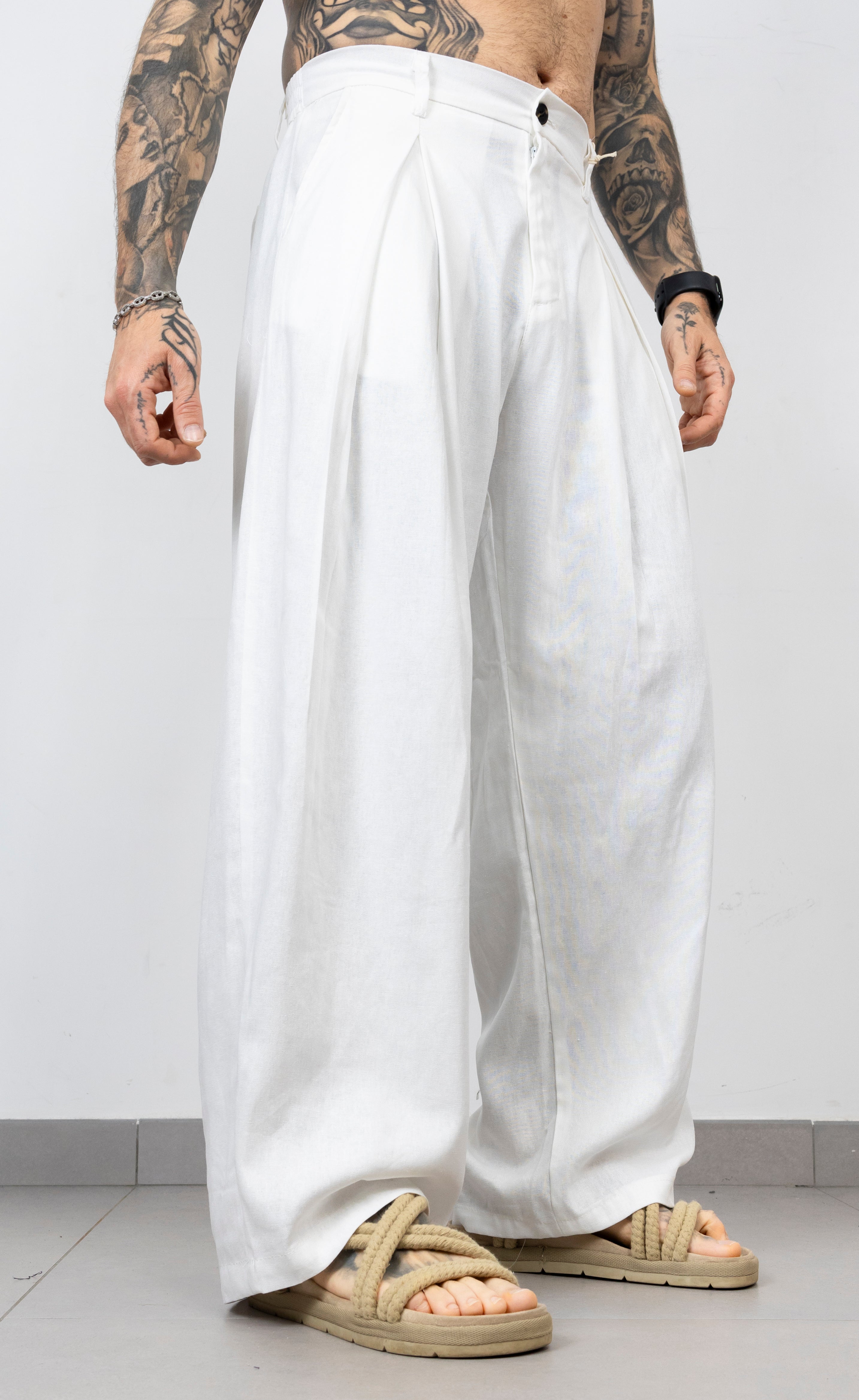Pant simil lino pences