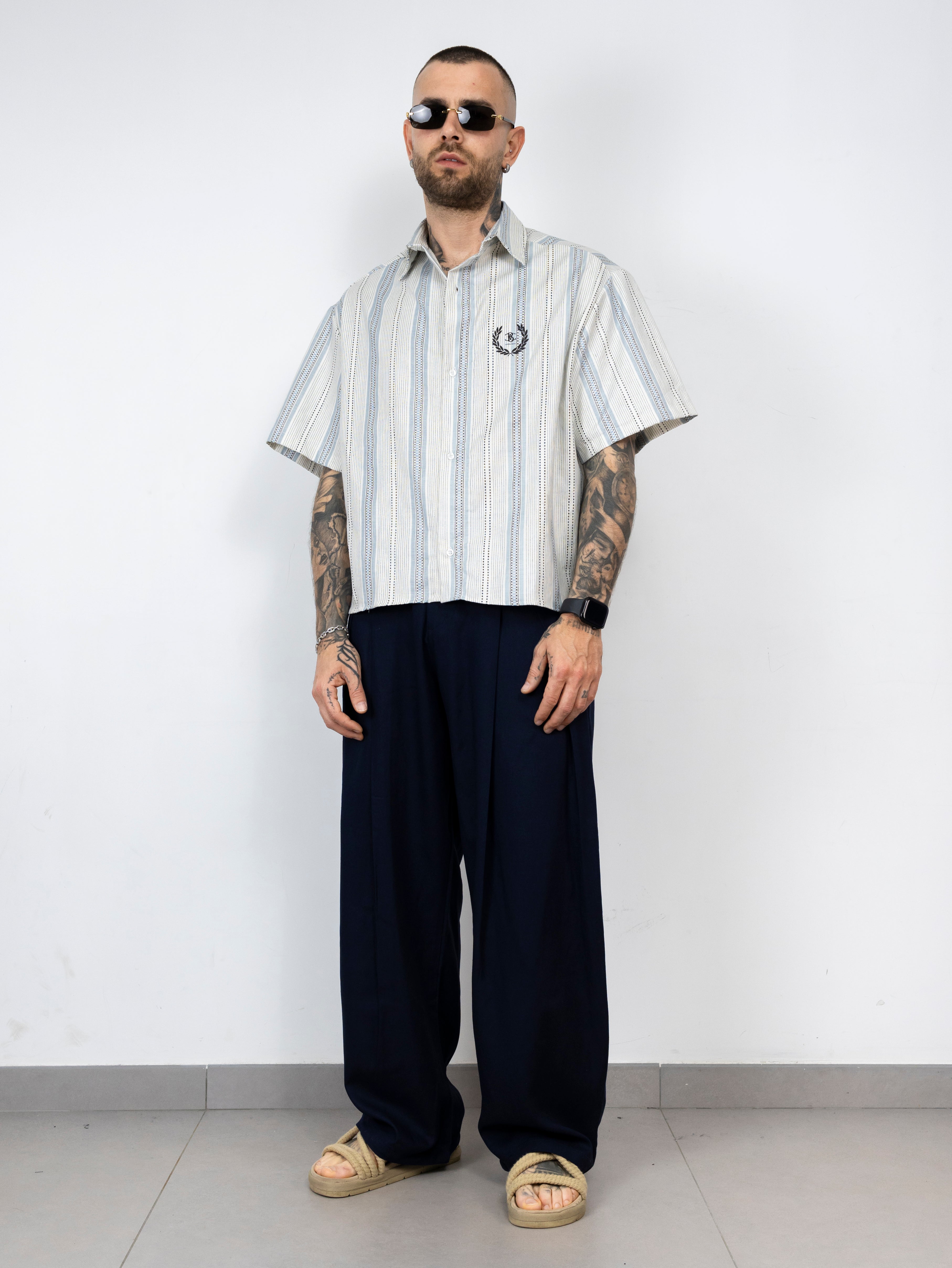 Pant simil lino pences
