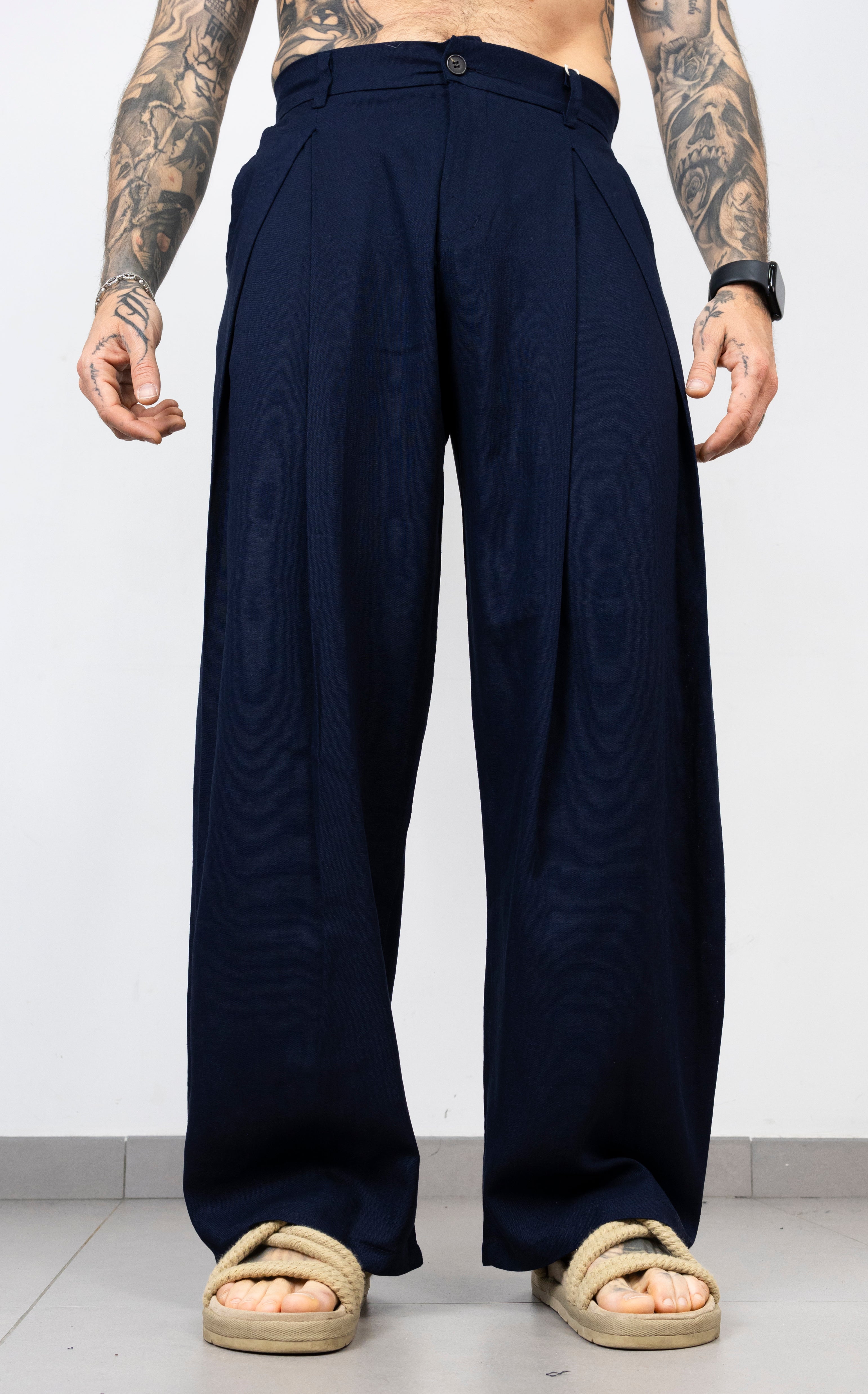 Pant simil lino pences