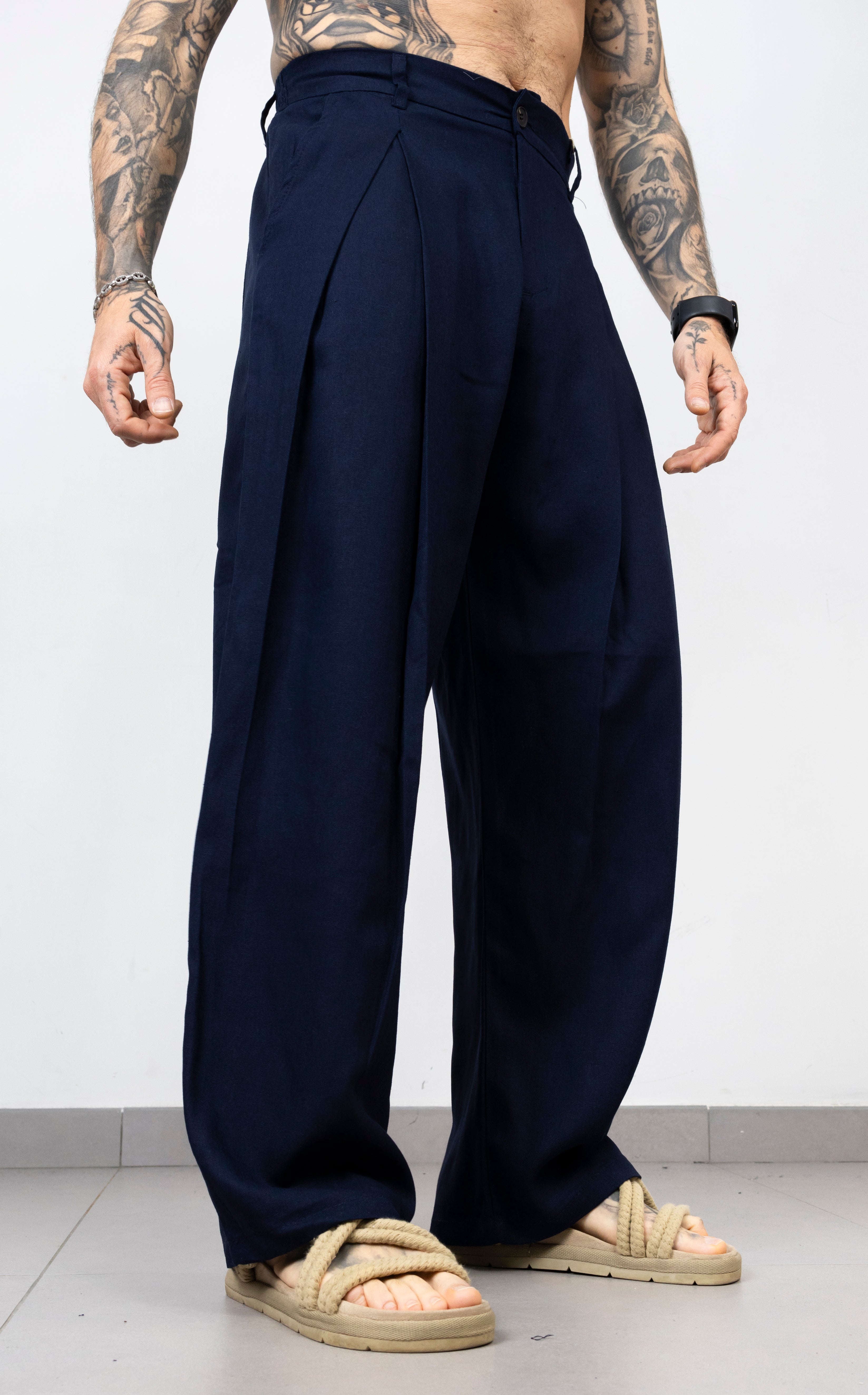 Pant simil lino pences