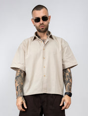 Camicia sartoriale crop TK