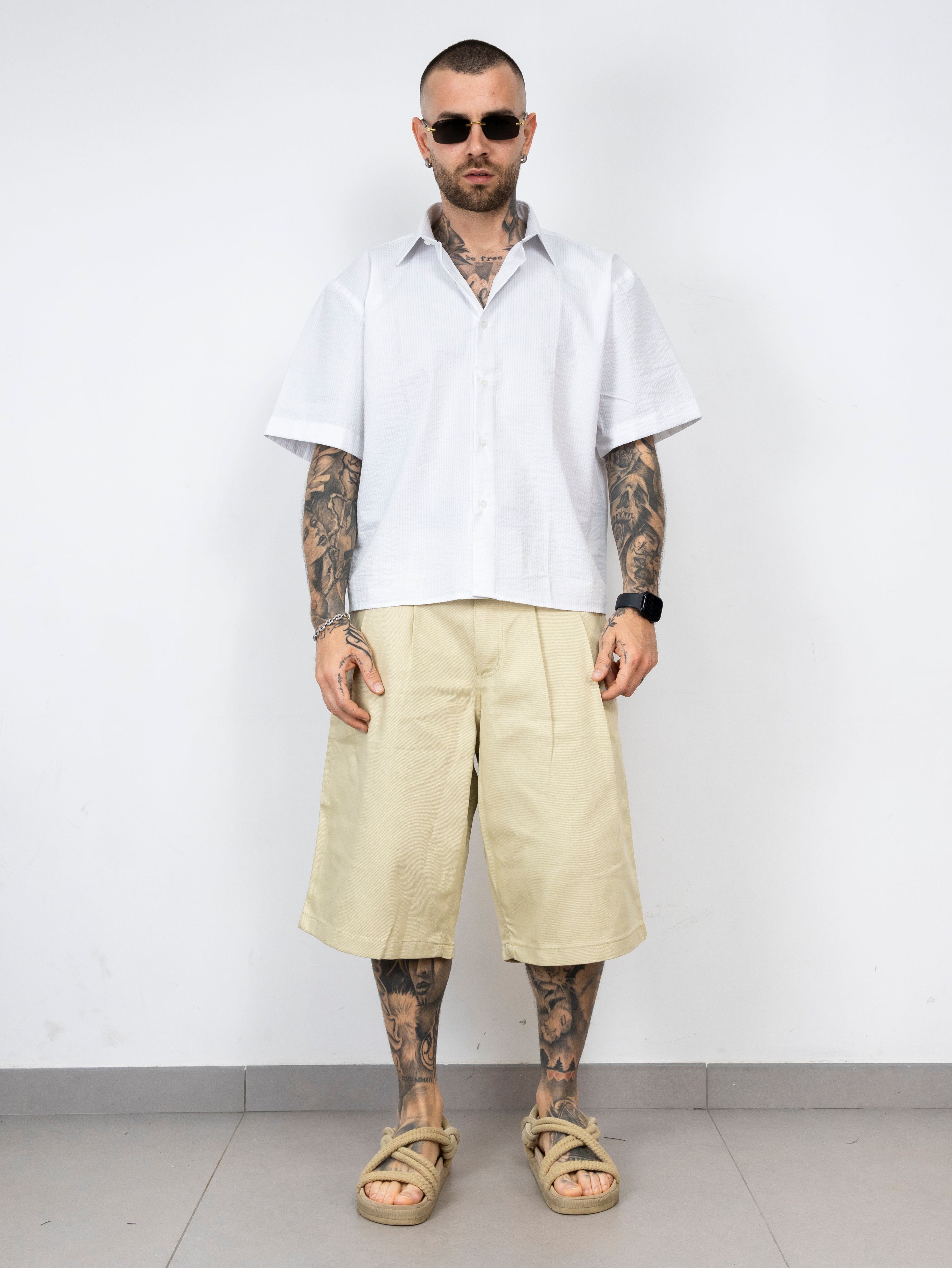 Camicia sartoriale crop TK