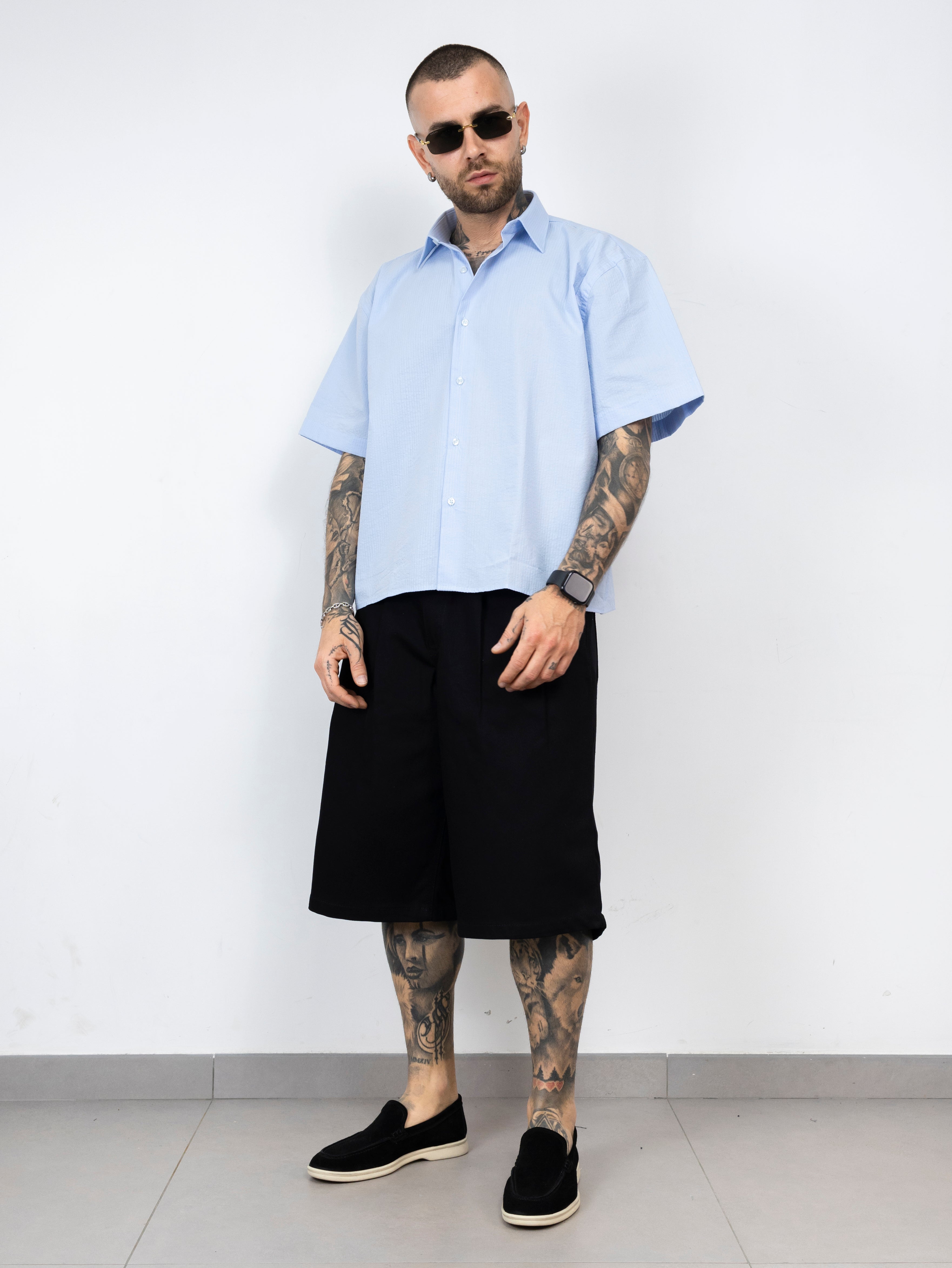 Camicia sartoriale crop TK