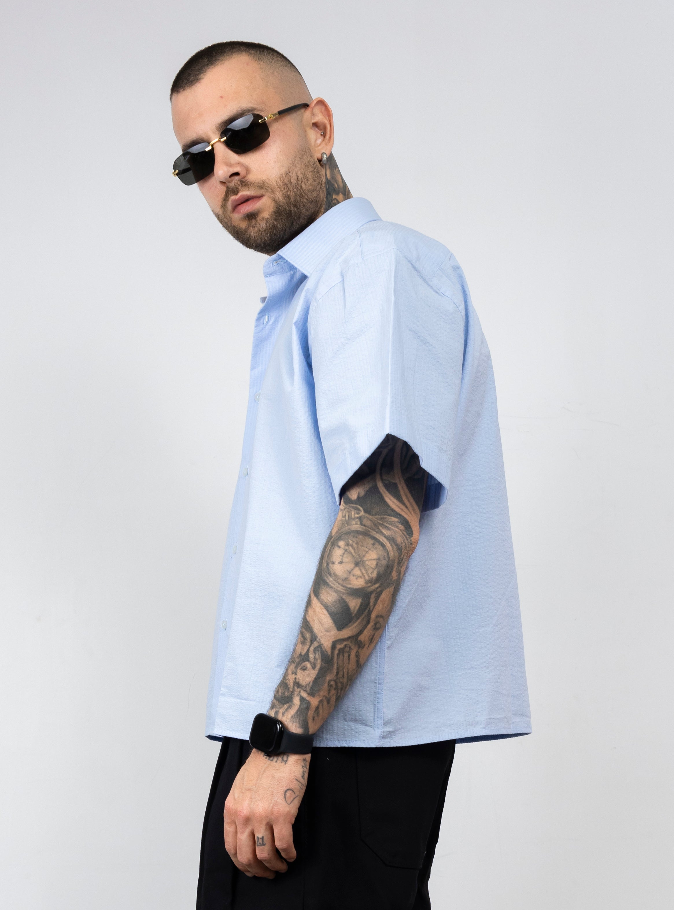 Camicia sartoriale crop TK