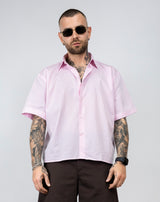 Camicia crop sartoriale basic
