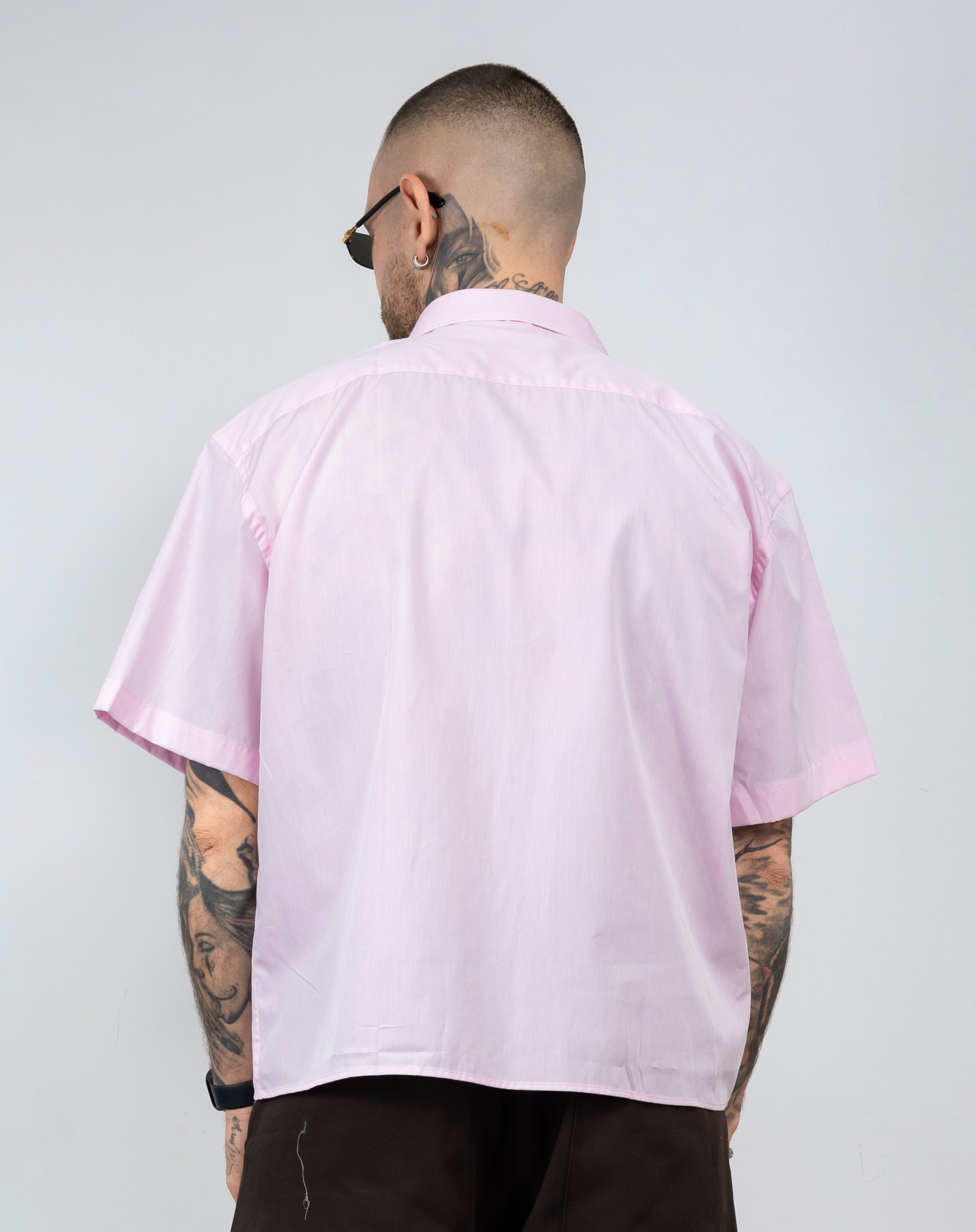 Camicia crop sartoriale basic