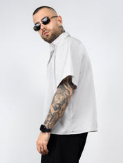 Camicia crop sartoriale basic