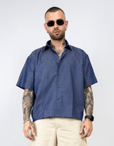 Camicia crop sartoriale basic
