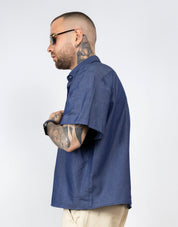 Camicia crop sartoriale basic