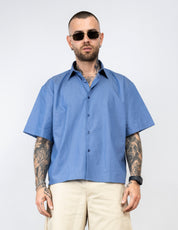 Camicia crop sartoriale basic
