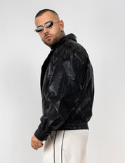 Giacca Biker Cropped
