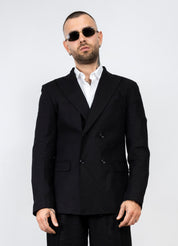 Coordinato 4 bottoni simil lino