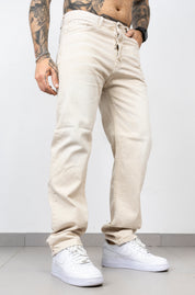 Pant regolar fit cream