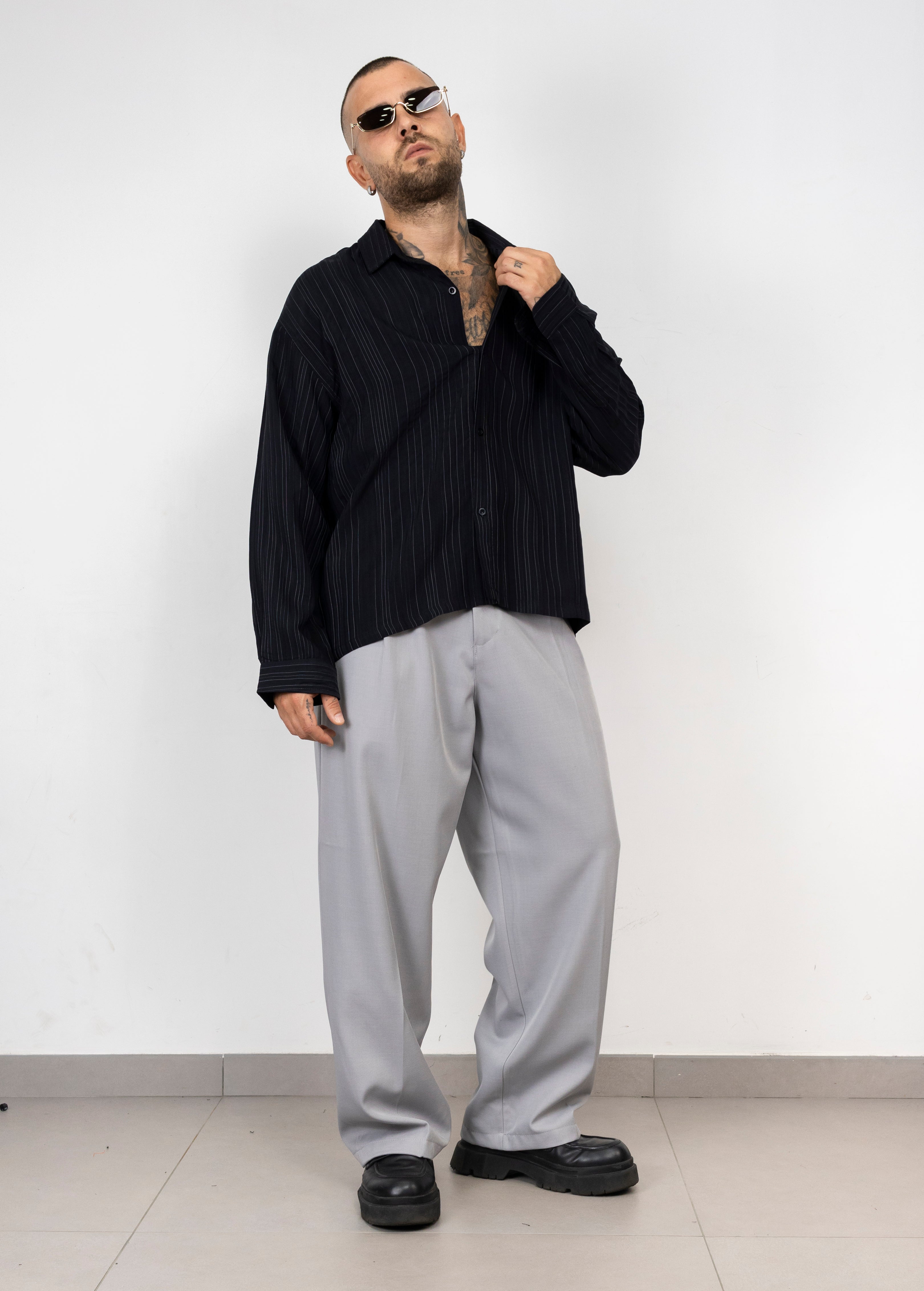 Camicia Gessata Relax
