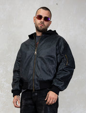 Bomber Gold Zip