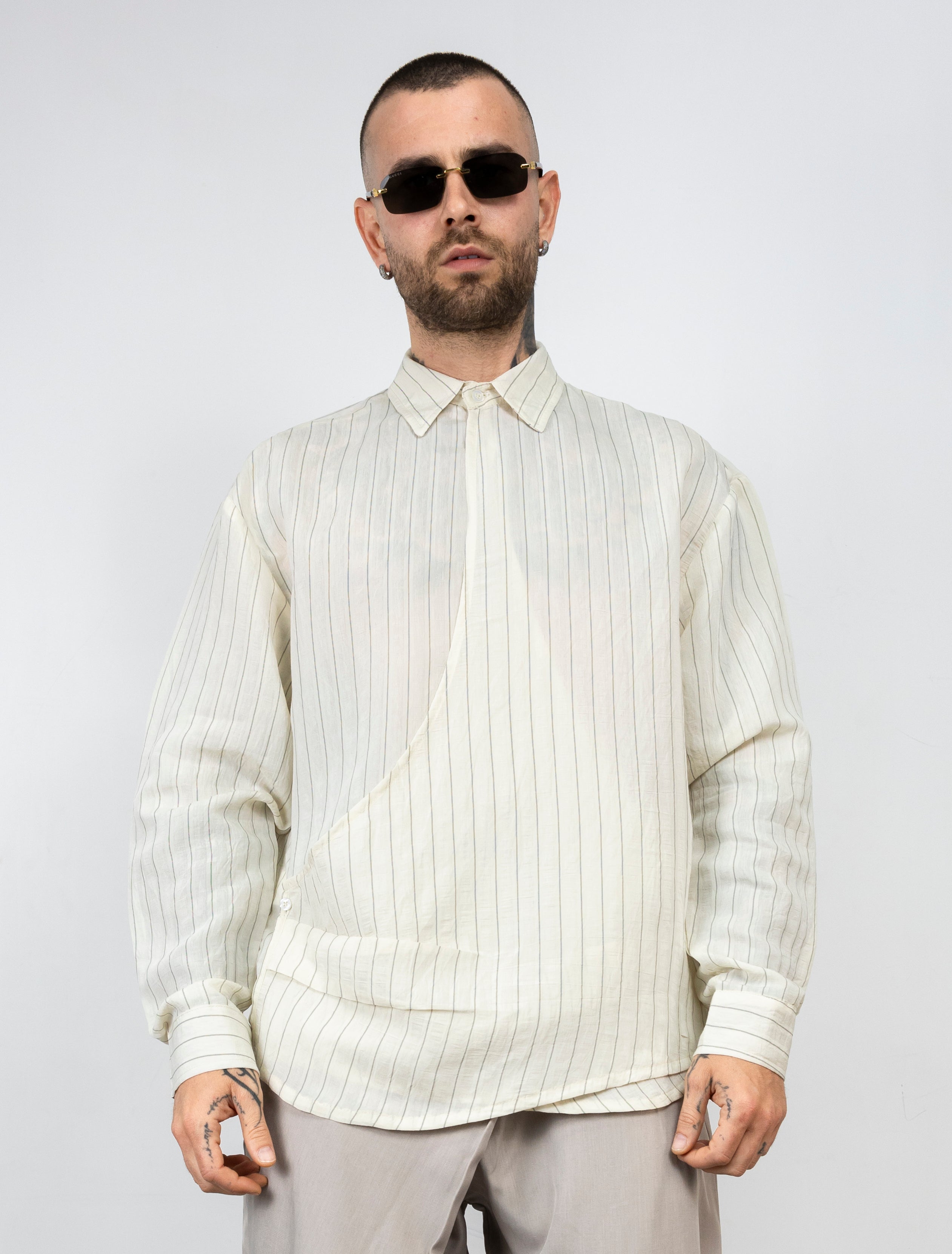 Camicia abbottonatura laterale