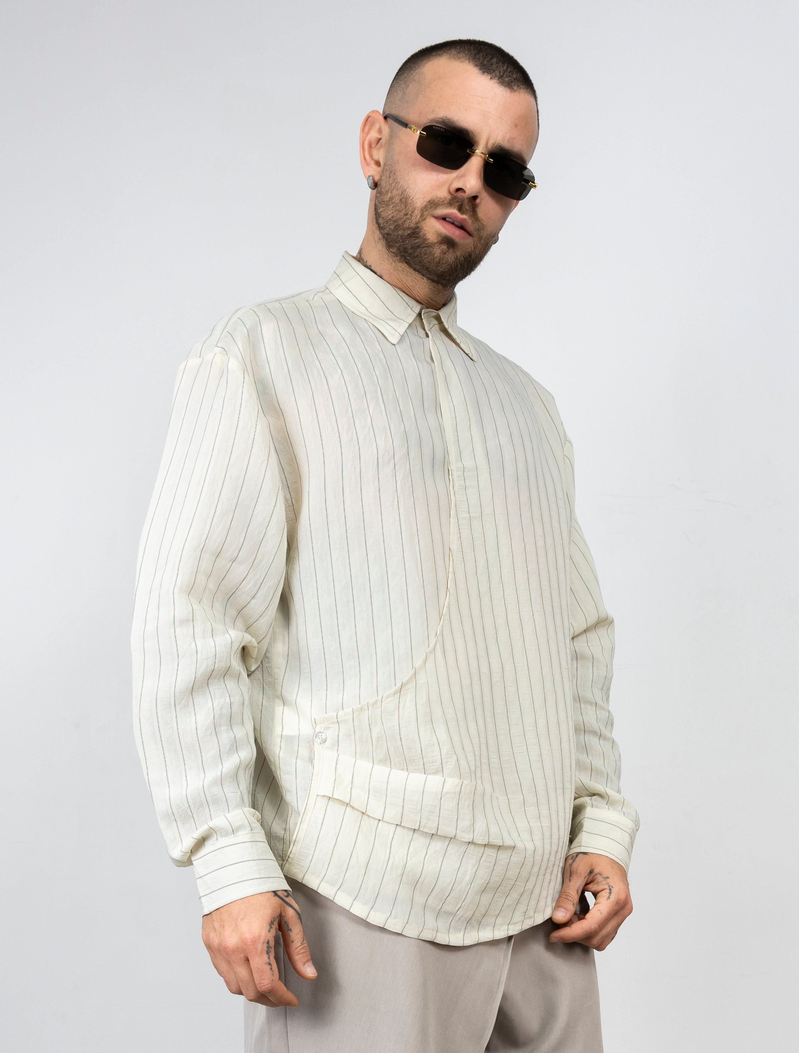 Camicia abbottonatura laterale