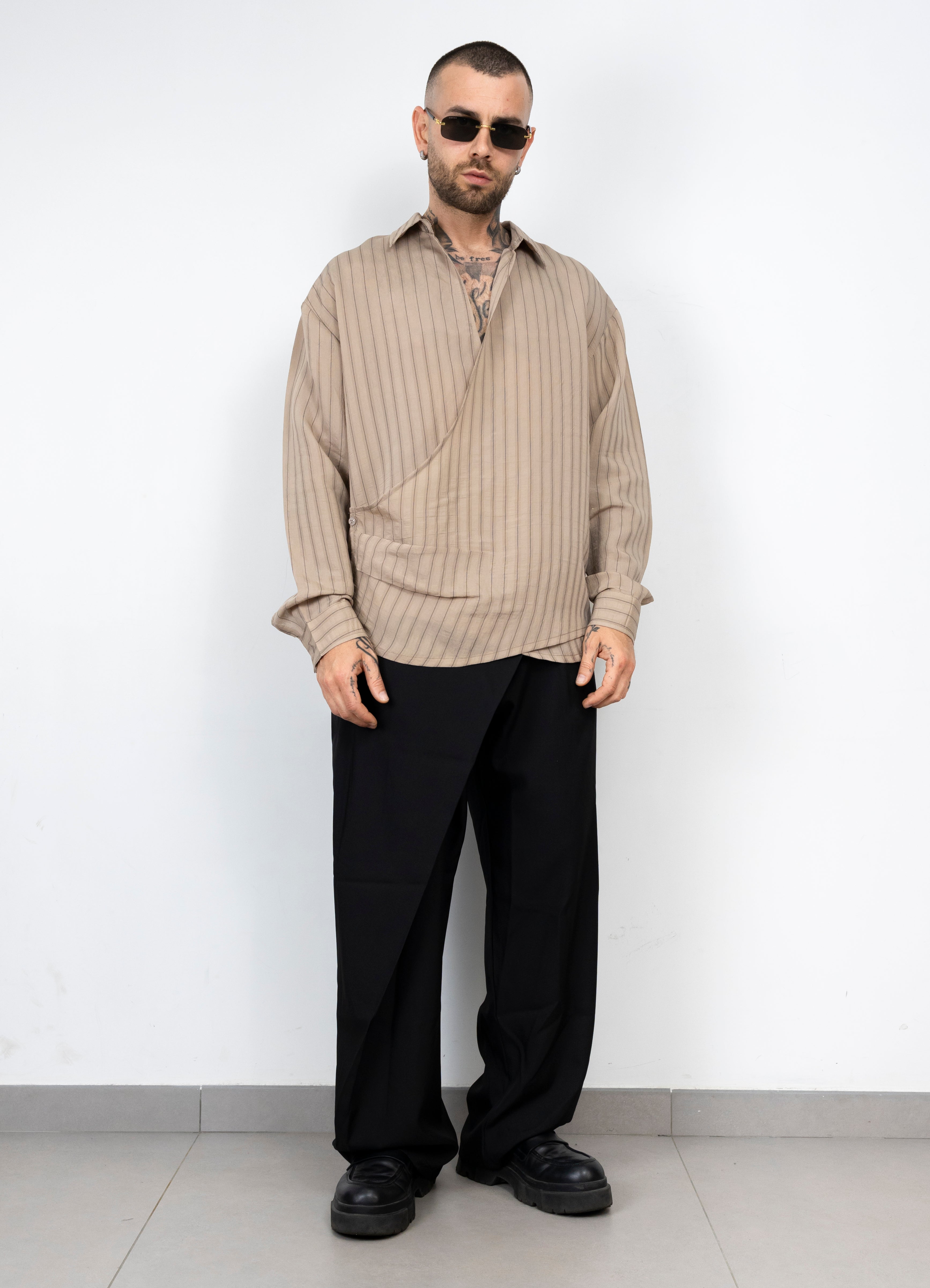 Camicia abbottonatura laterale