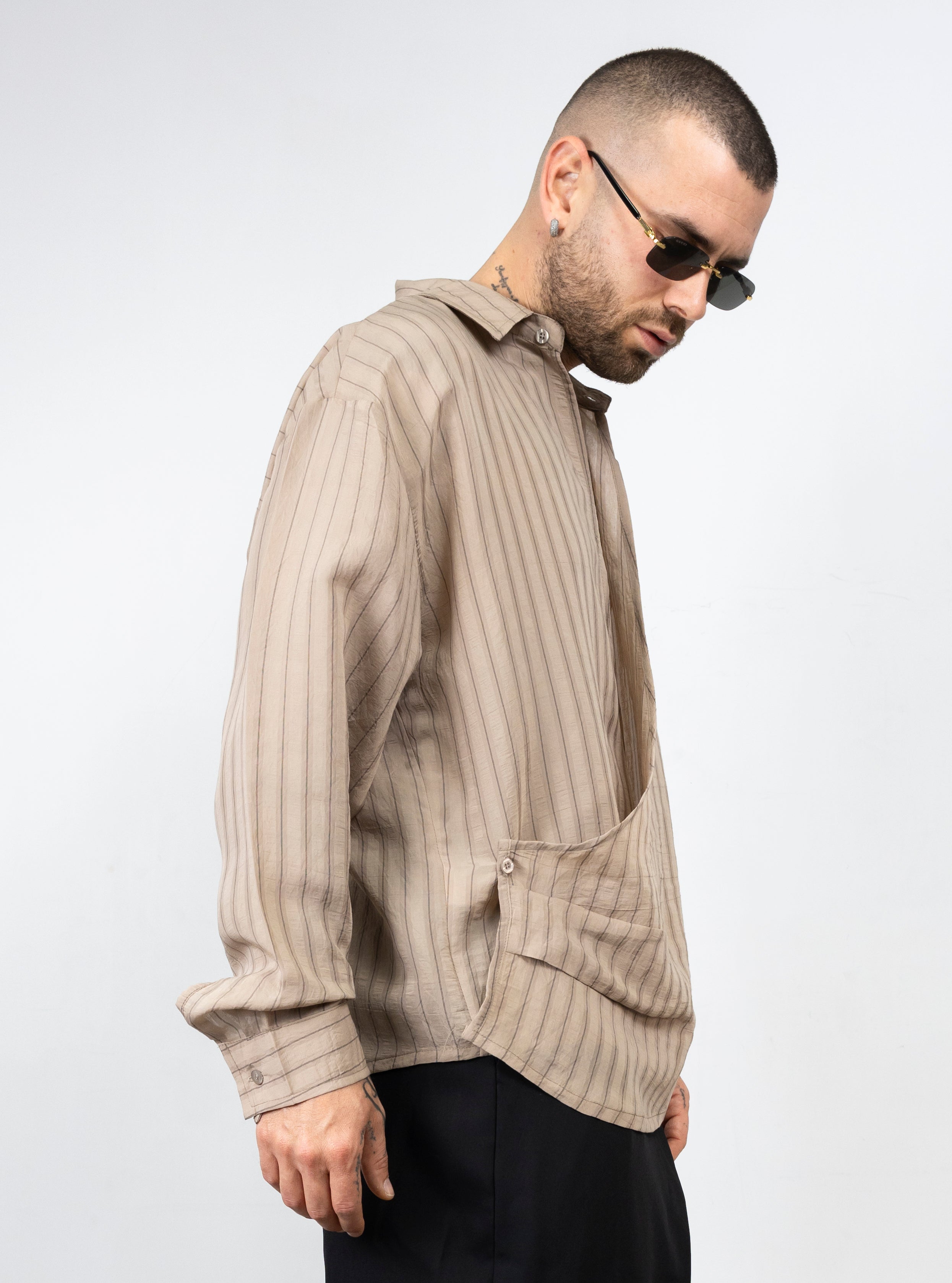 Camicia abbottonatura laterale