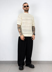Maglia in filo lines
