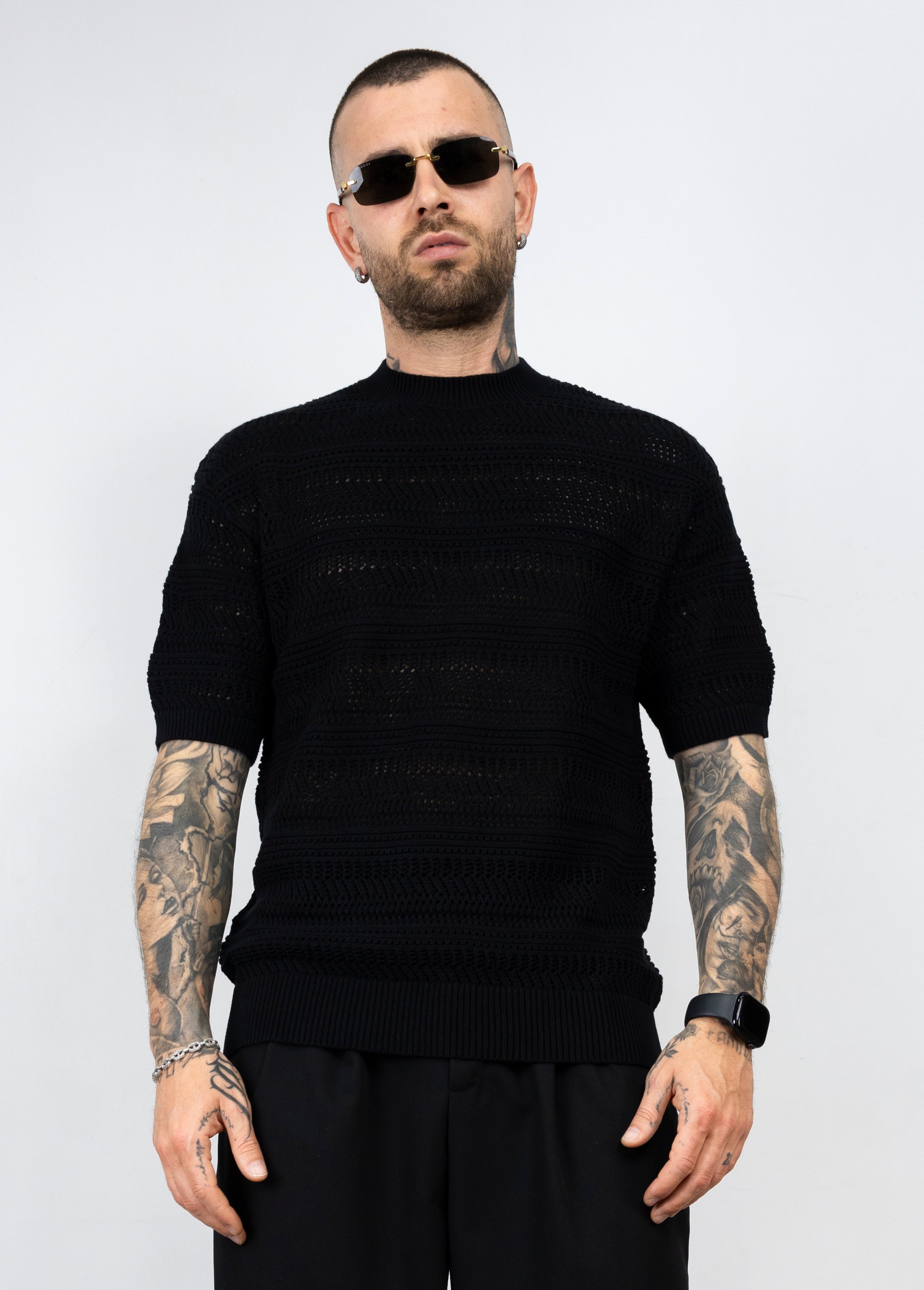 Maglia in filo lines