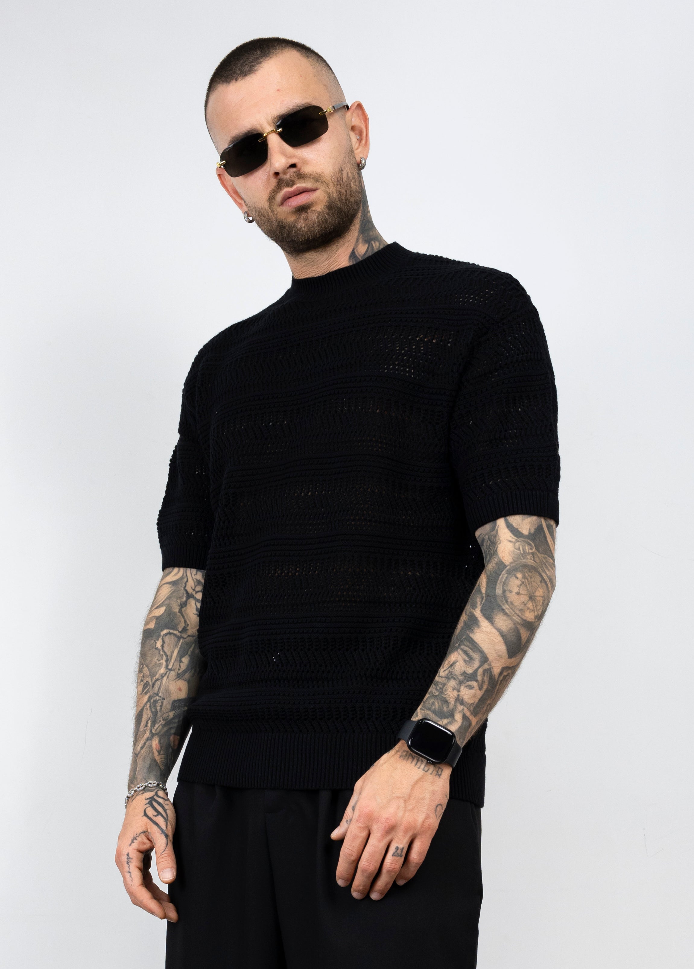 Maglia in filo lines