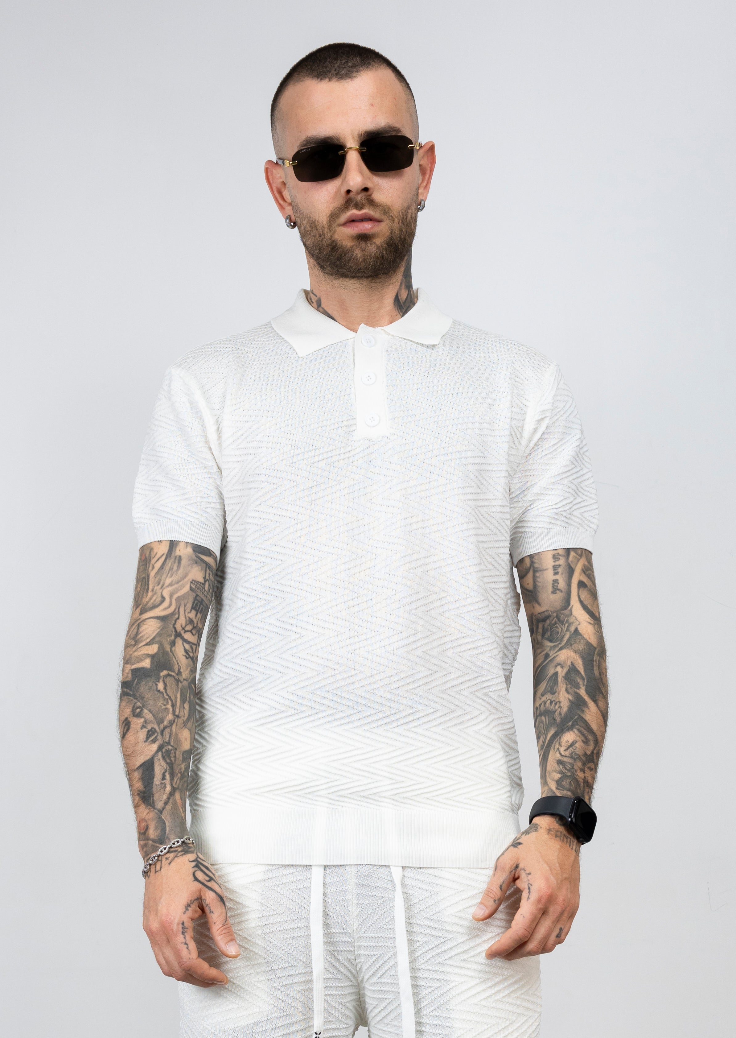 Coordset polo+bermuda in filo