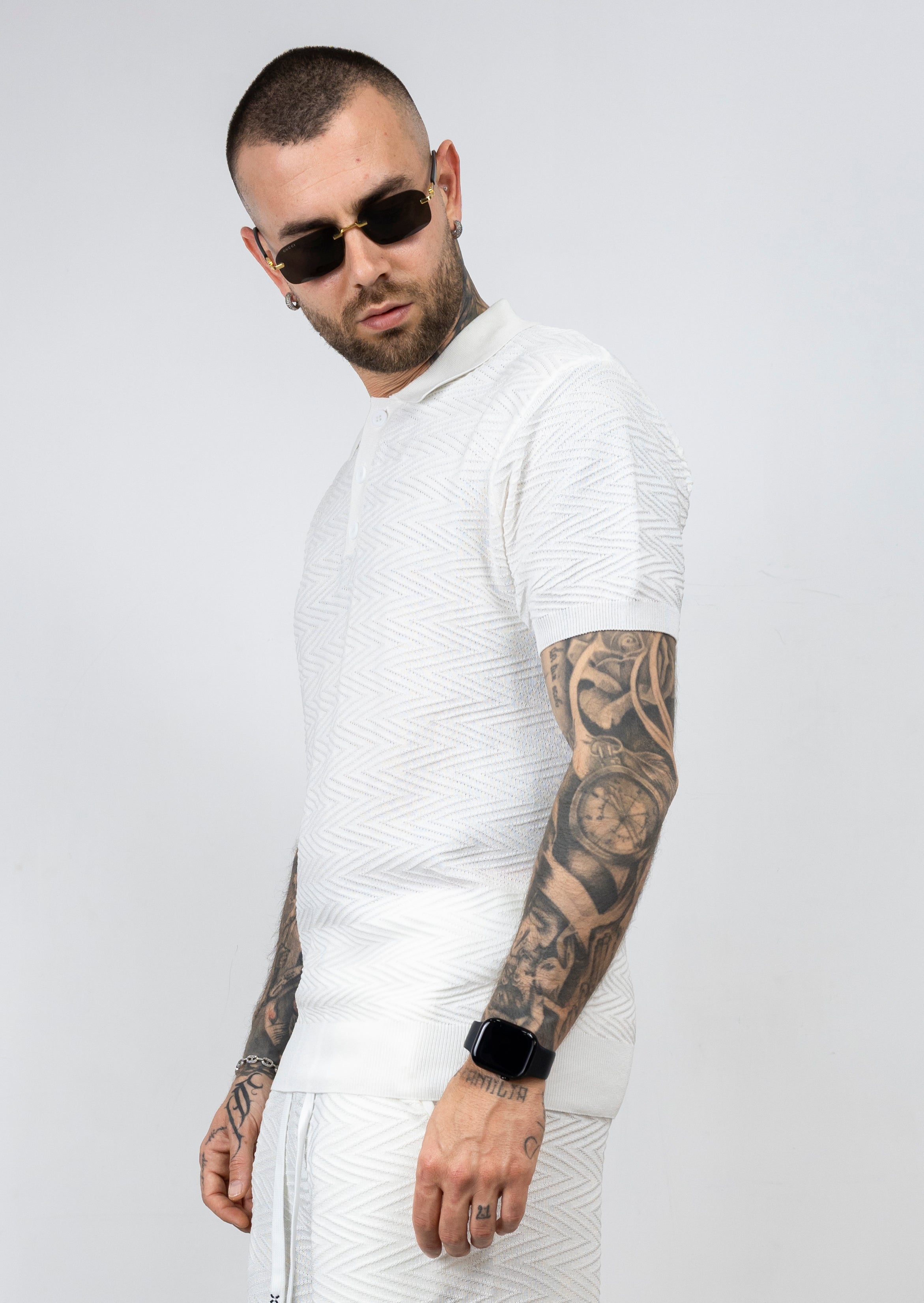 Coordset polo+bermuda in filo