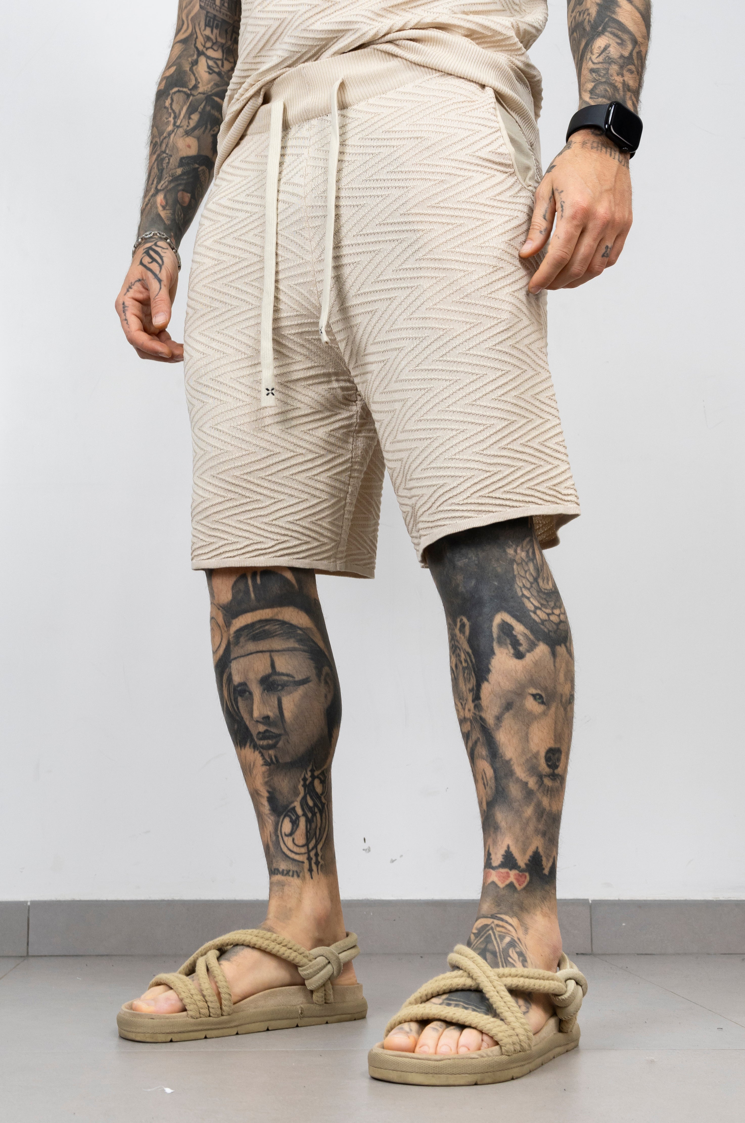 Coordset polo+bermuda in filo