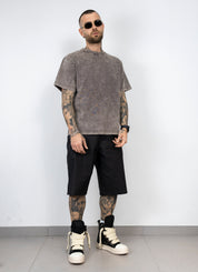 T-shirt slavata sfumata