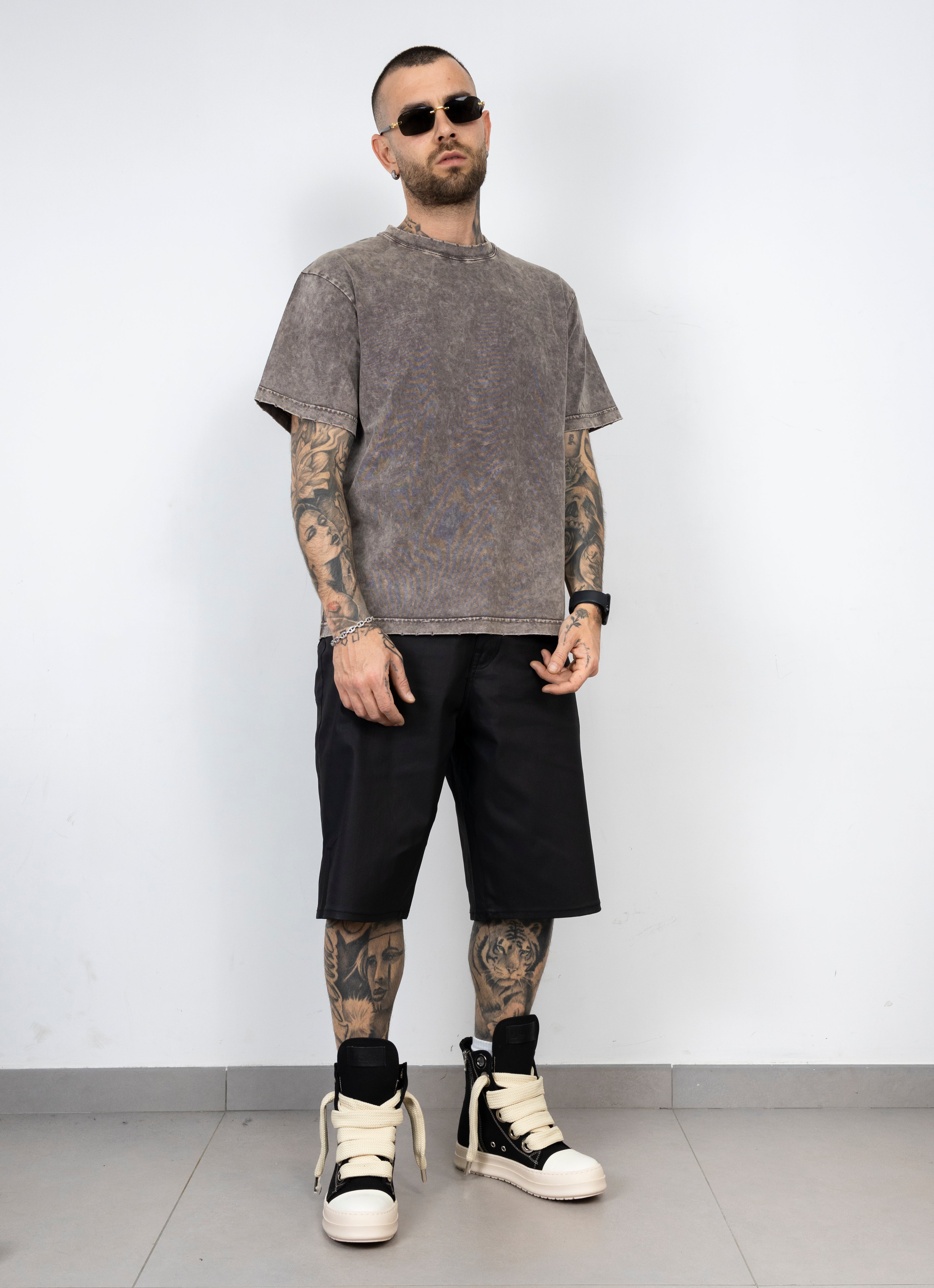 T-shirt slavata sfumata