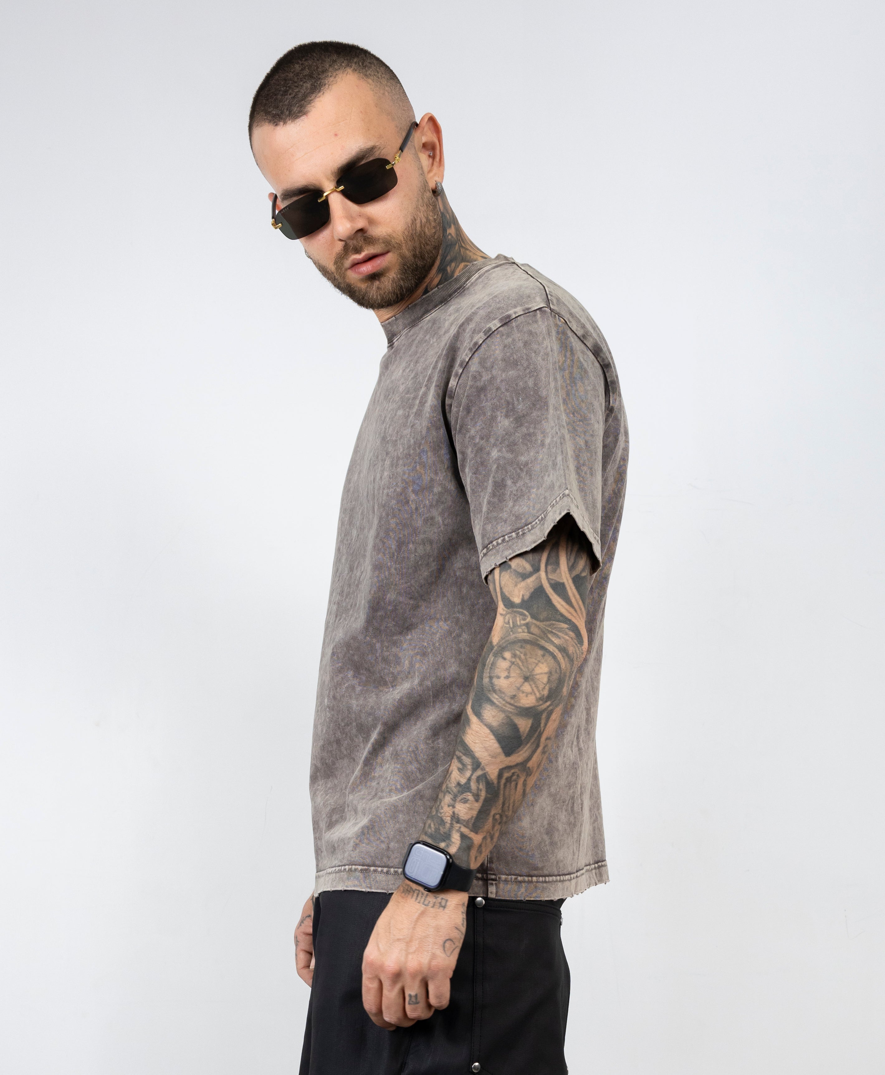 T-shirt slavata sfumata